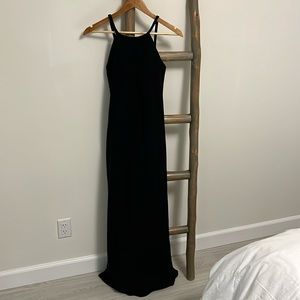 Black Low Back dress